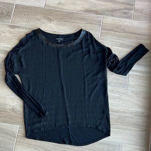 Trouvé black long sleeve top. Size Medium.